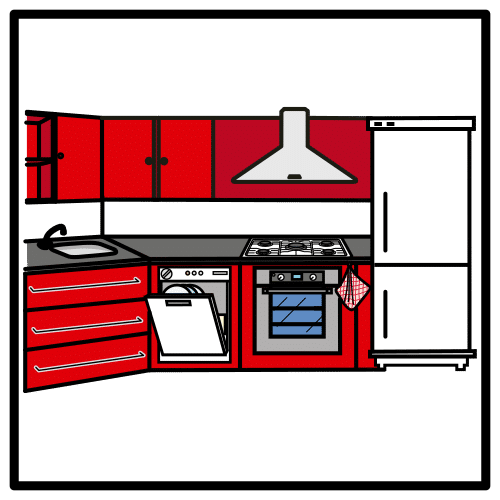 Vull anar a la cuina.